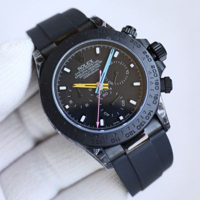 ROLEX Daytona Series 40MM 7500 Movement Blaken Black Wrist Watch